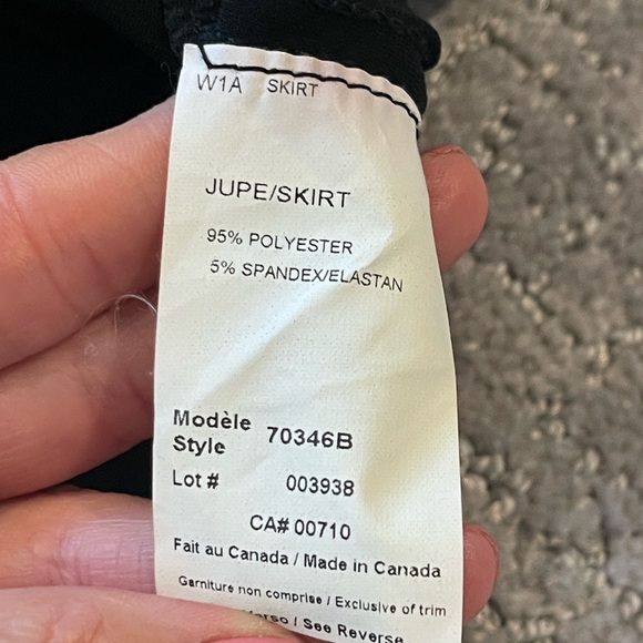 Joseph Ribkoff Black A Line Midi Skirt, Fitted Waist With Elegant Pleats, US 8 - Picture 7 of 13